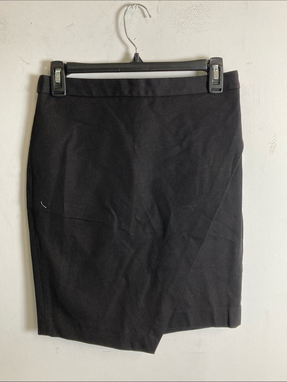 Banana Republic Black Asymmetric Pencil Skirt